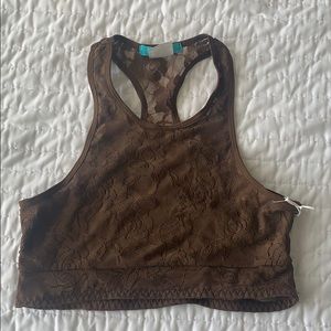 Brown Lace Bralette